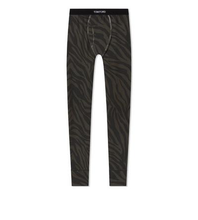 ZEBRA COTTON LONG JOHNS