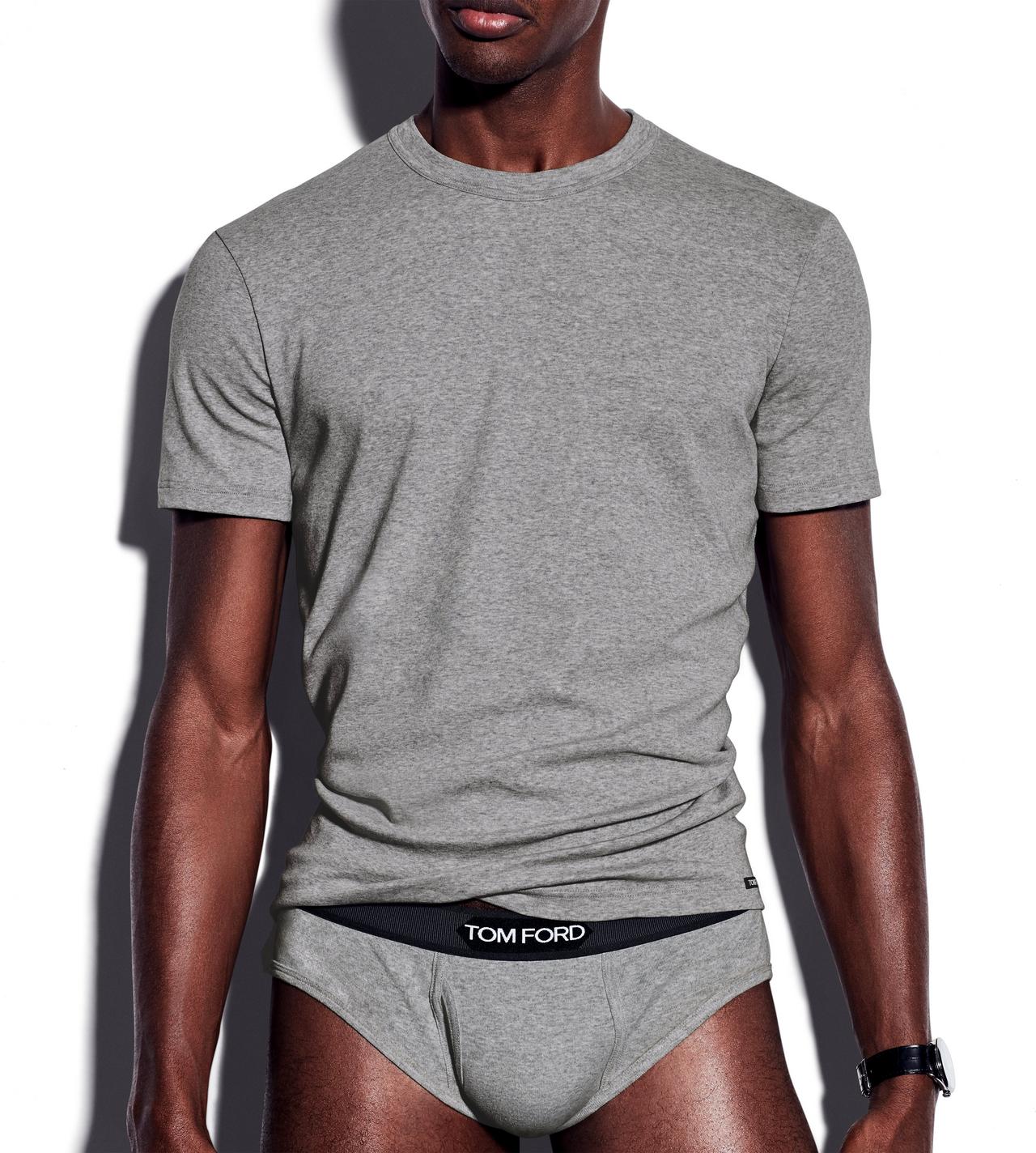 TOM FORD クルーネックTシャツ t4m08-004 COTTON CREWNECK T-SHIRT | Tom Ford Fashion