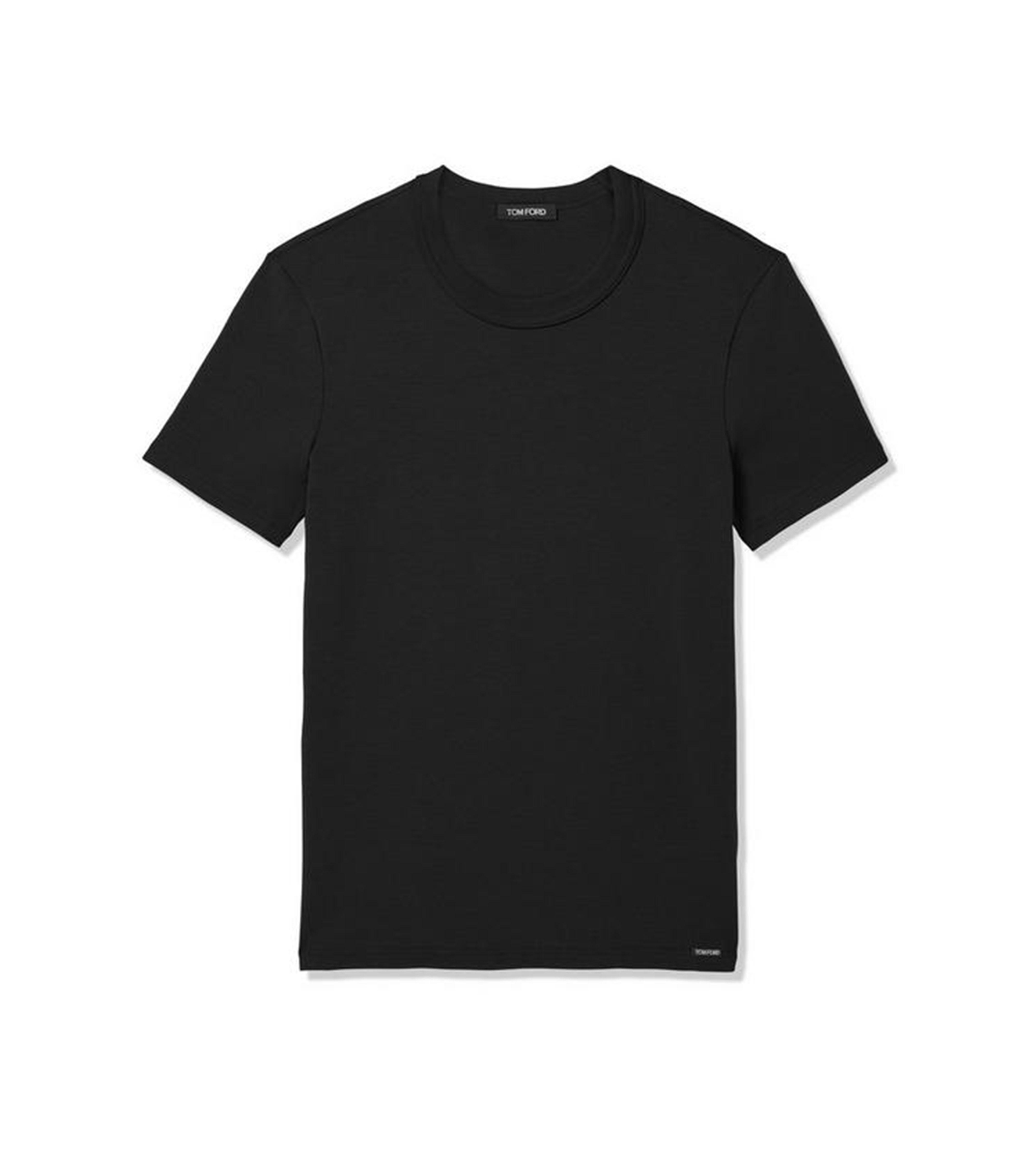 Men's luxury t-shirt - Saint Laurent white t-shirt with black logo