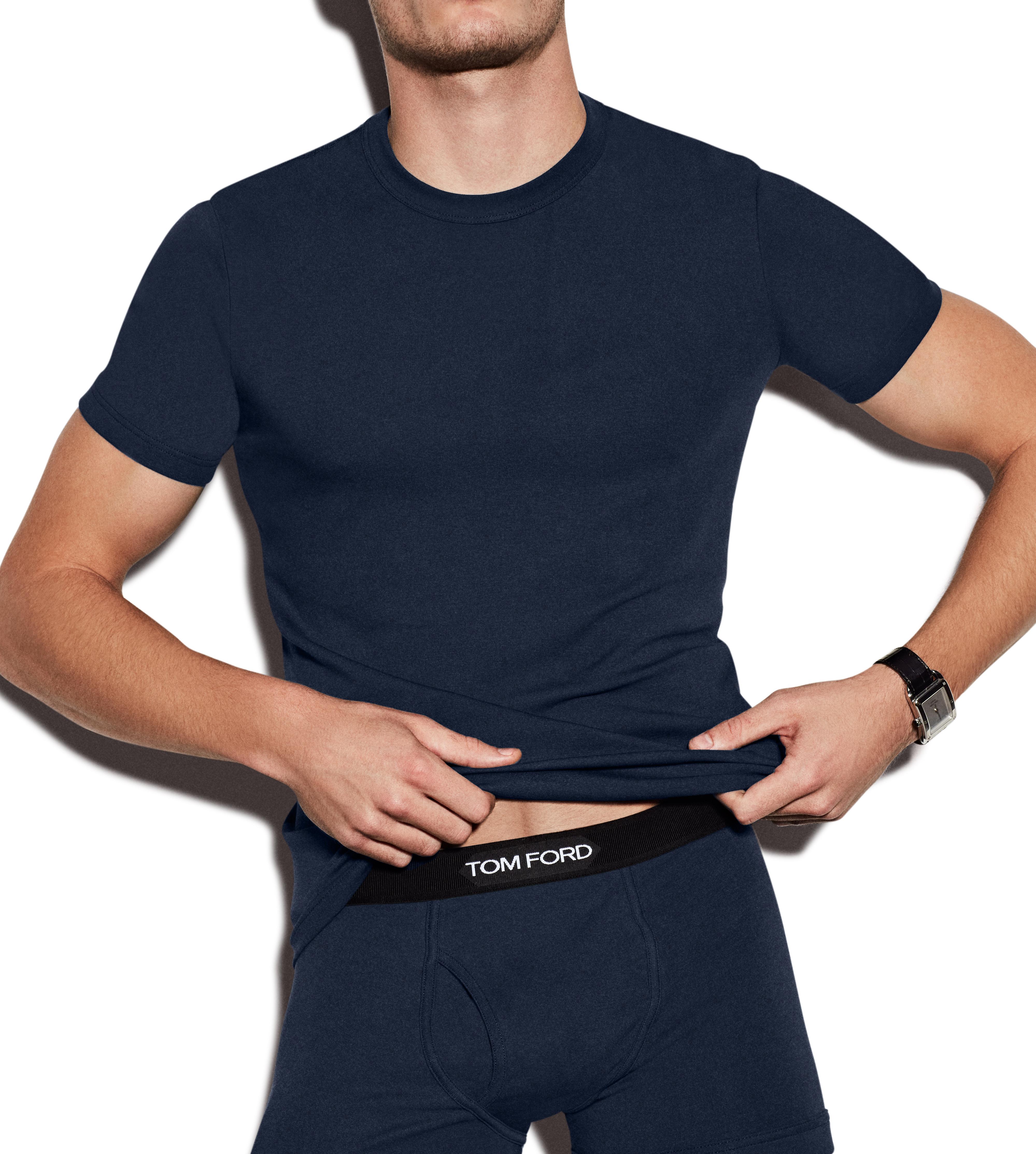 COTTON CREWNECK T-SHIRT