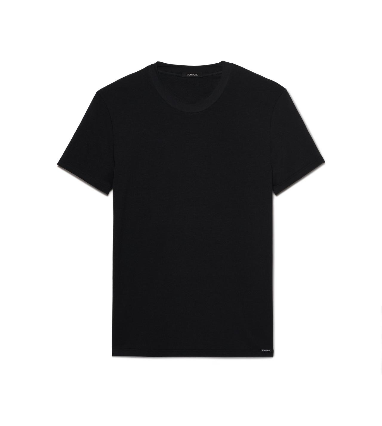 COTTON MODAL CREWNECK T-SHIRT | Tom Ford Fashion