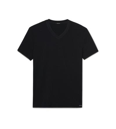 COTTON V-NECK T-SHIRT