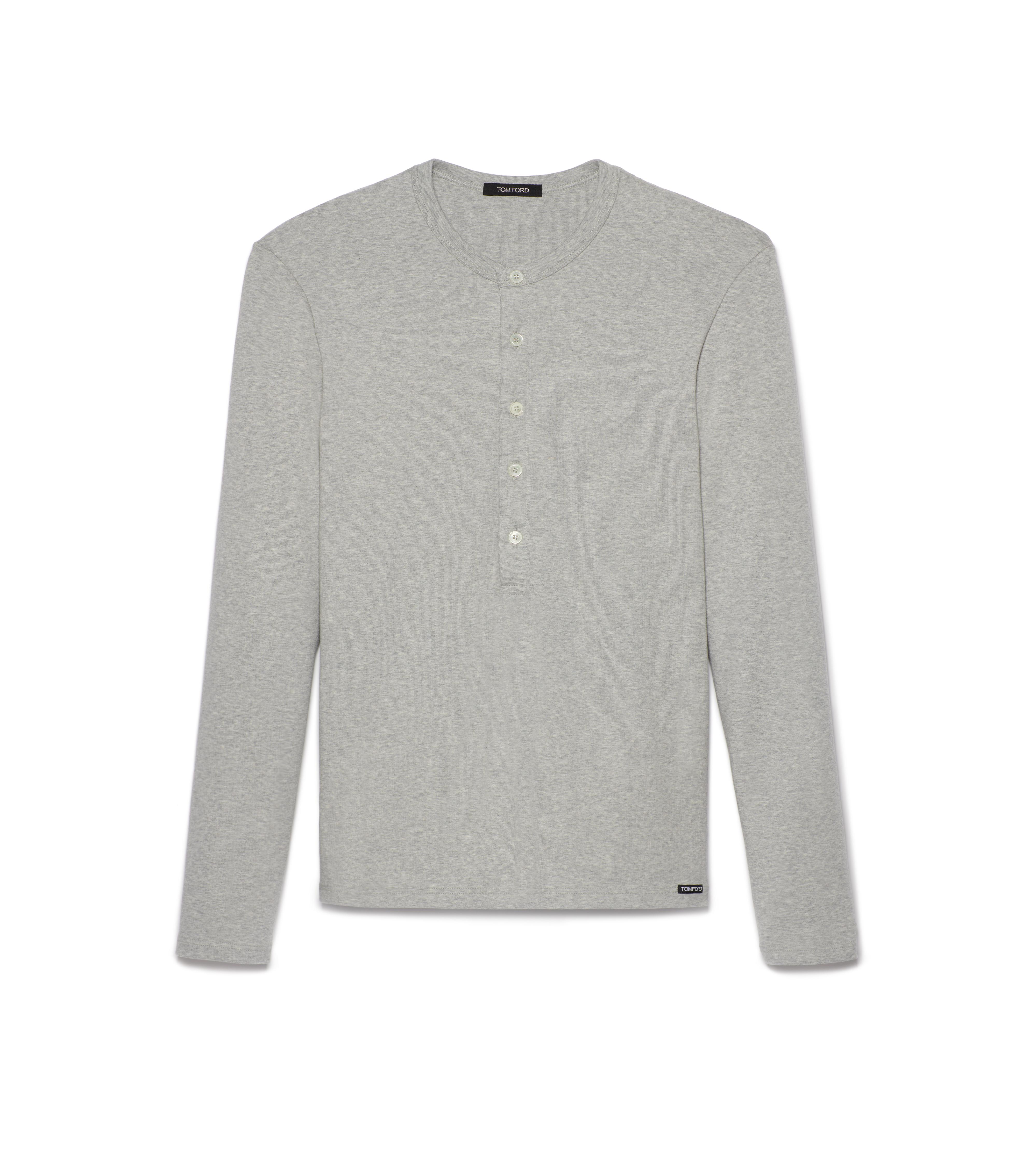COTTON HENLEY | TOM FORD Fashion