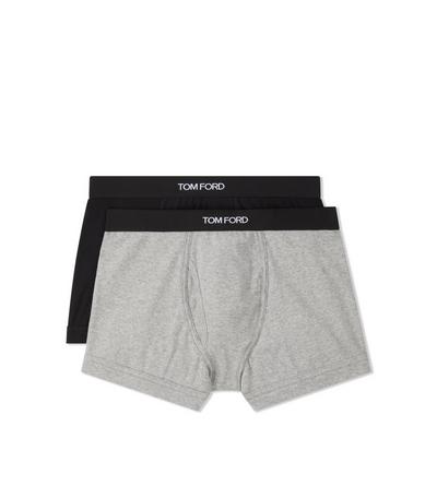 COTTON BOXER BRIEFS TWO PACK