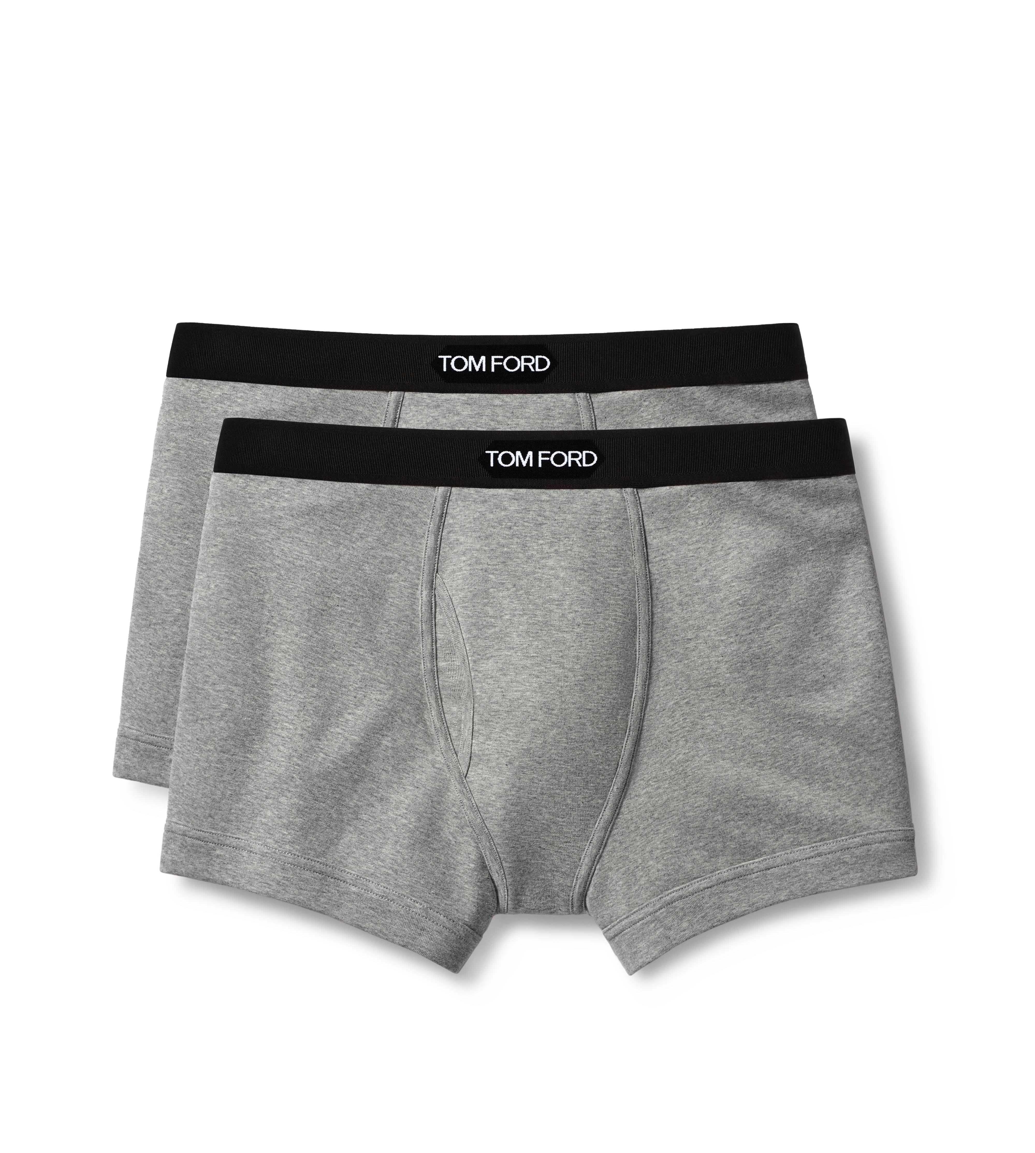 COTTON BOXER BRIEFS TWO PACK