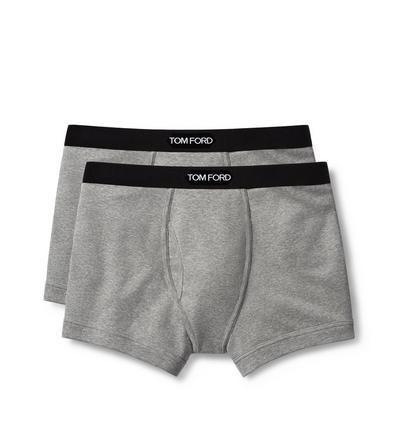 COTTON BOXER BRIEFS TWO PACK image number 0