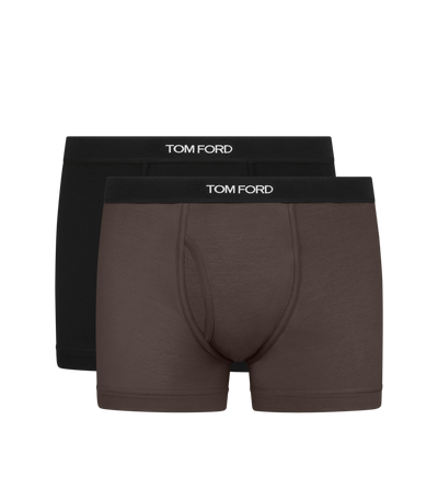 COTTON BOXER BRIEFS TWO PACK