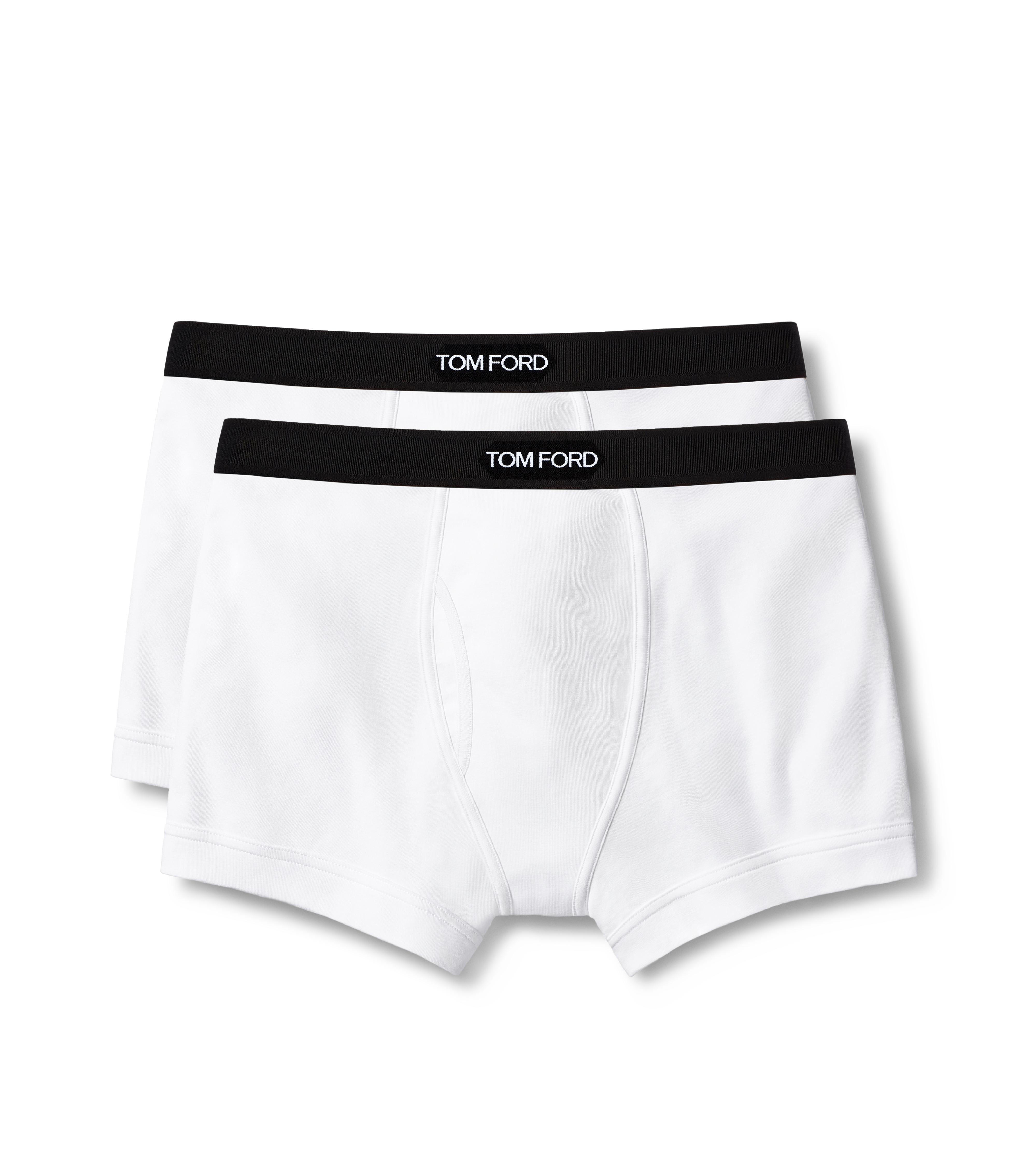 COTTON BOXER BRIEFS TWO PACK