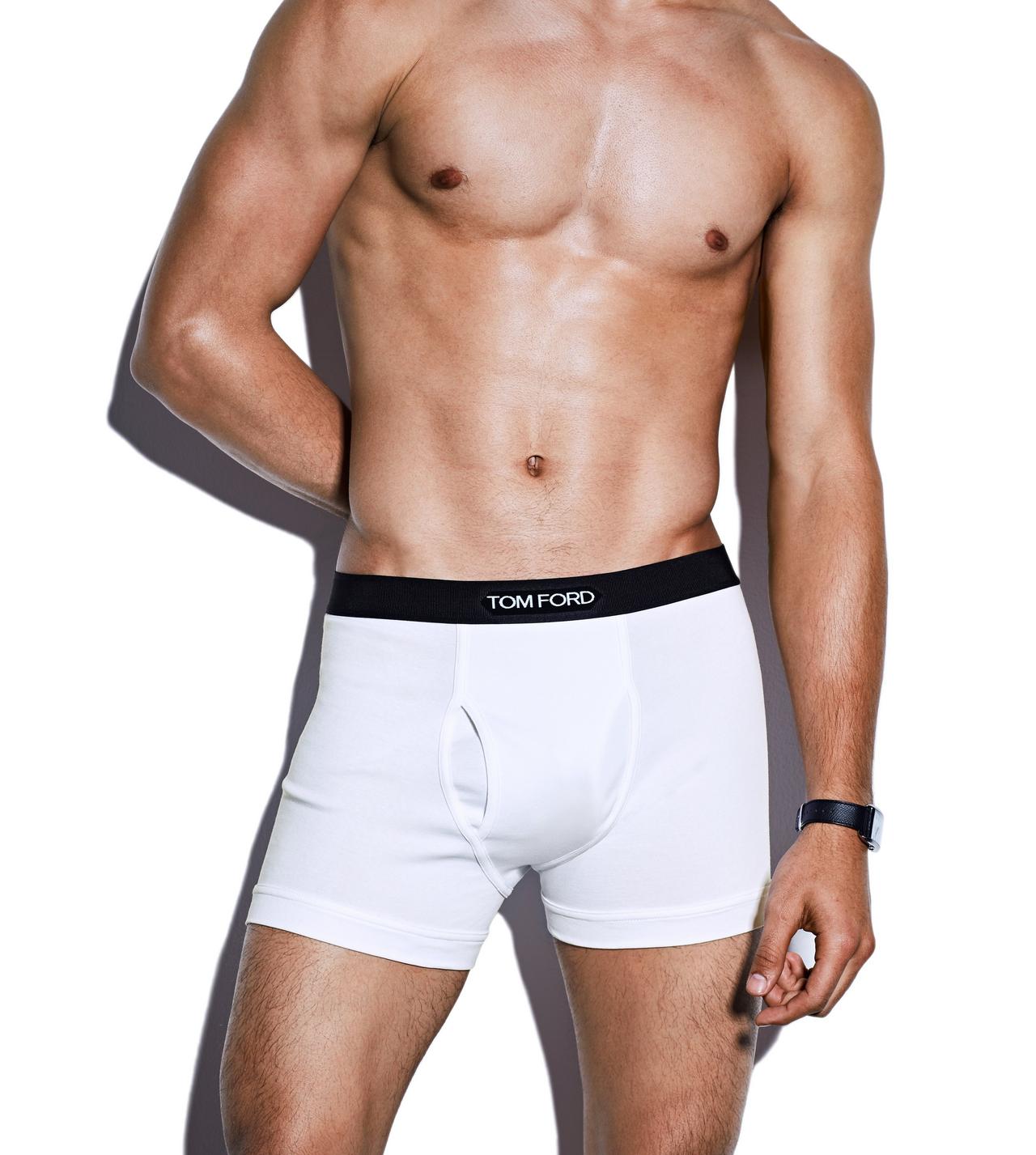 COTTON BOXER BRIEFS TWO PACK image number 1