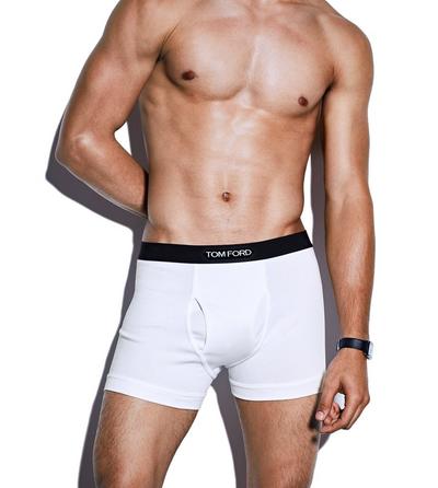 COTTON BOXER BRIEFS TWO PACK image number 1
