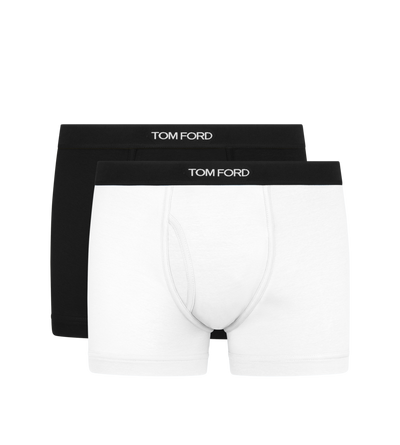 COTTON BOXER BRIEFS TWO PACK image number 0