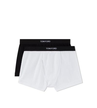 COTTON BOXER BRIEFS TWO PACK