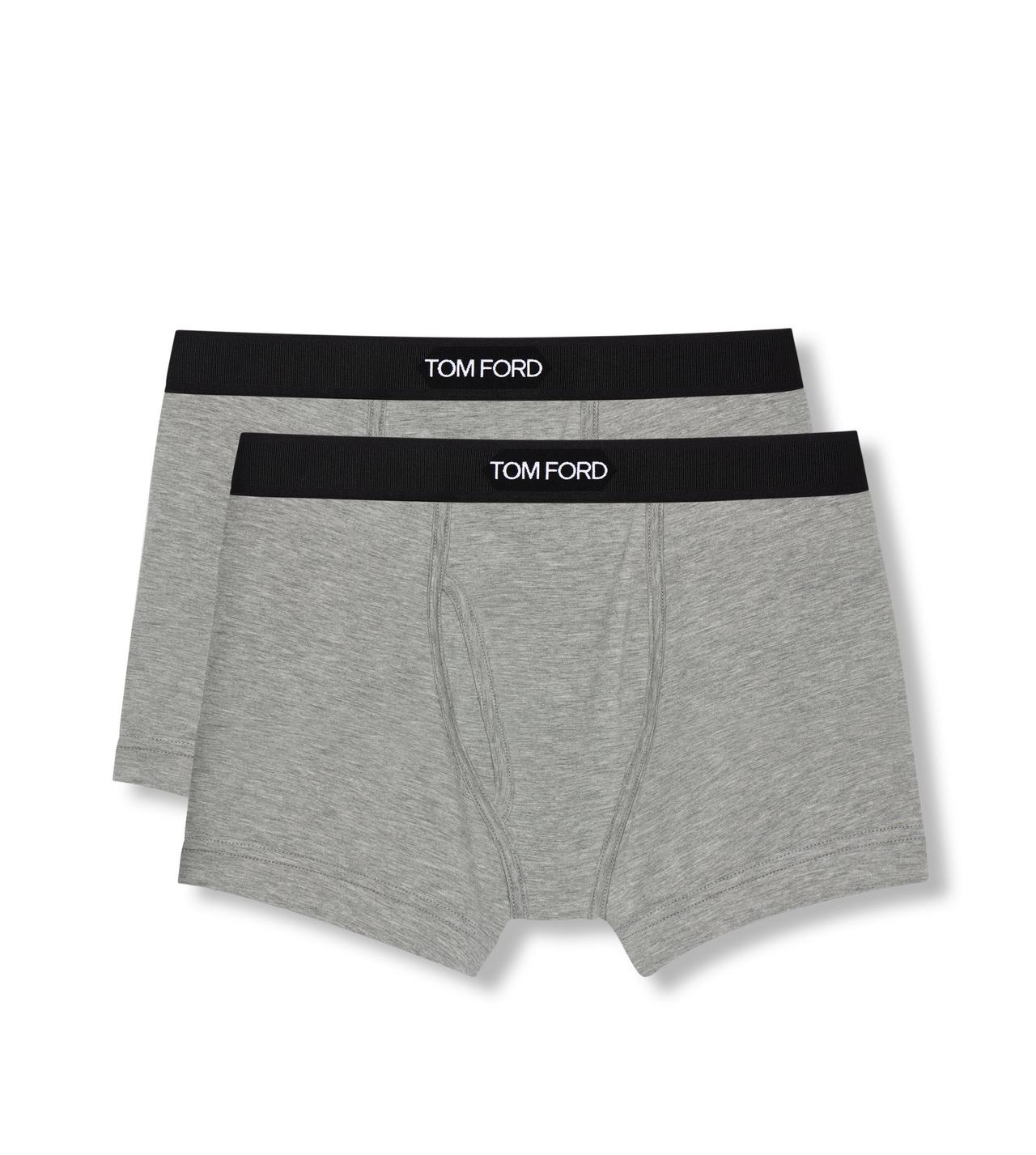 TOM FORD 2-Pack Cotton-Modal Boxer Briefs, Underwear