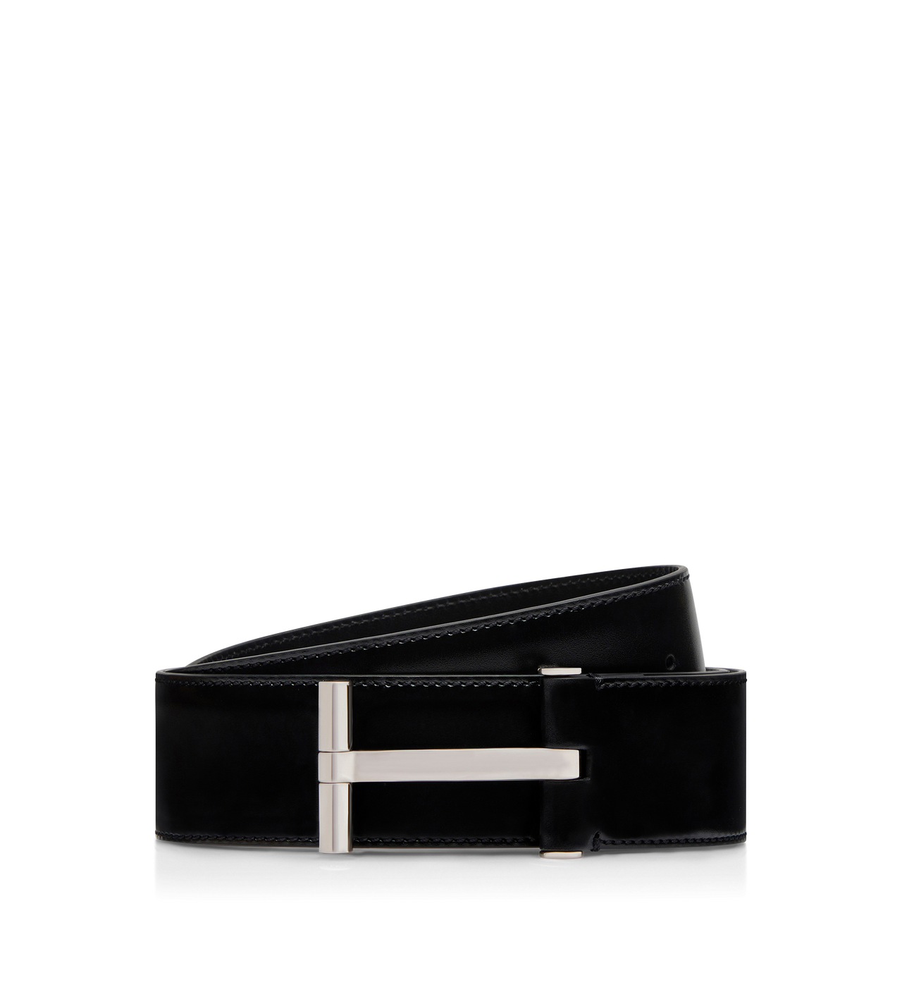 SMOOTH LEATHER T BELT image number 0