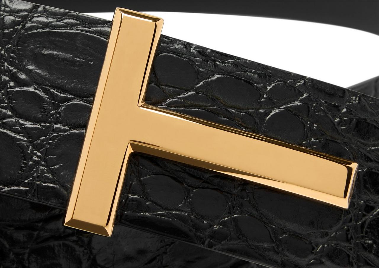 CROCODILE T ICON BELT | Tom Ford Fashion