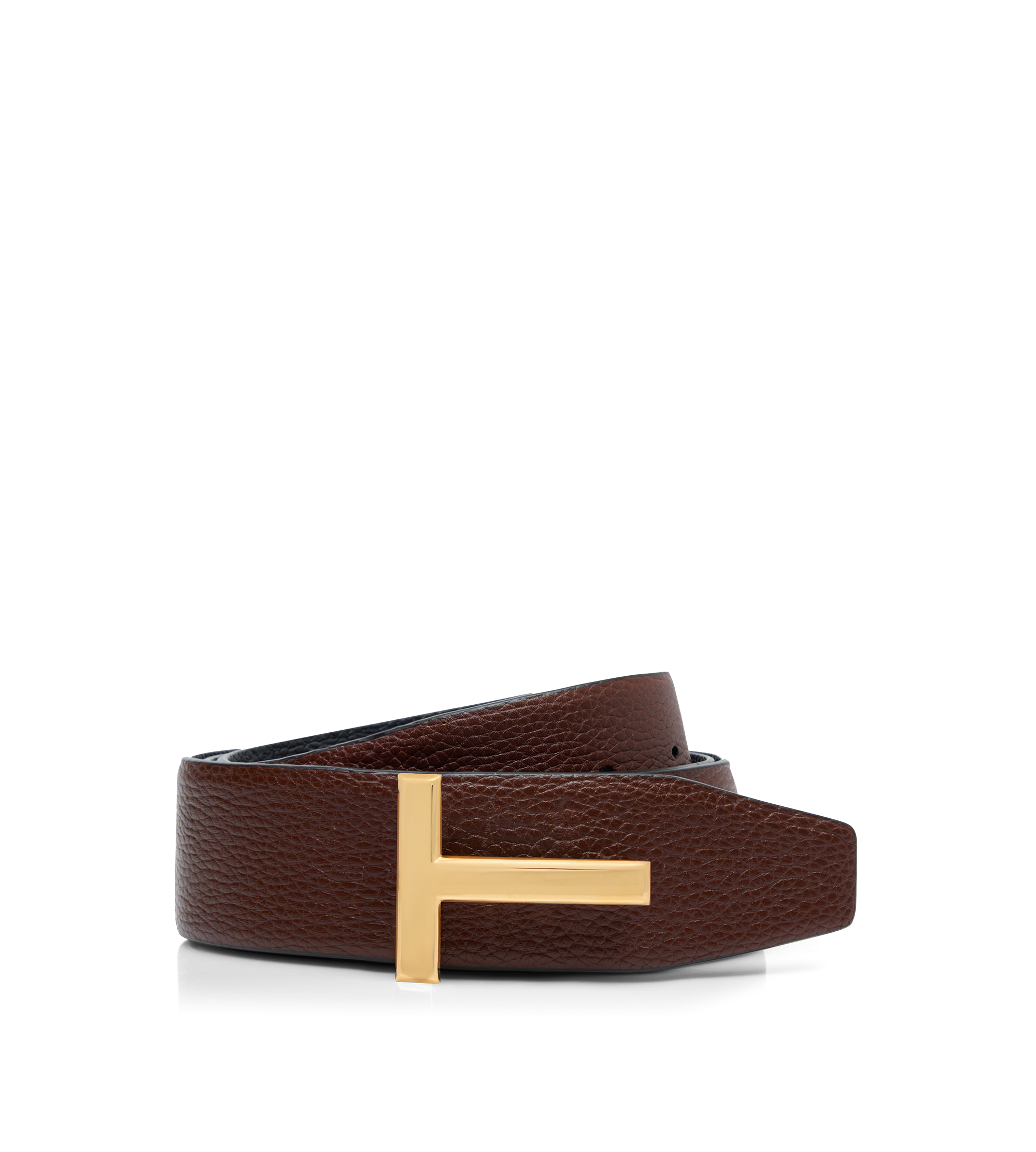 GRAIN LEATHER T ICON BELT