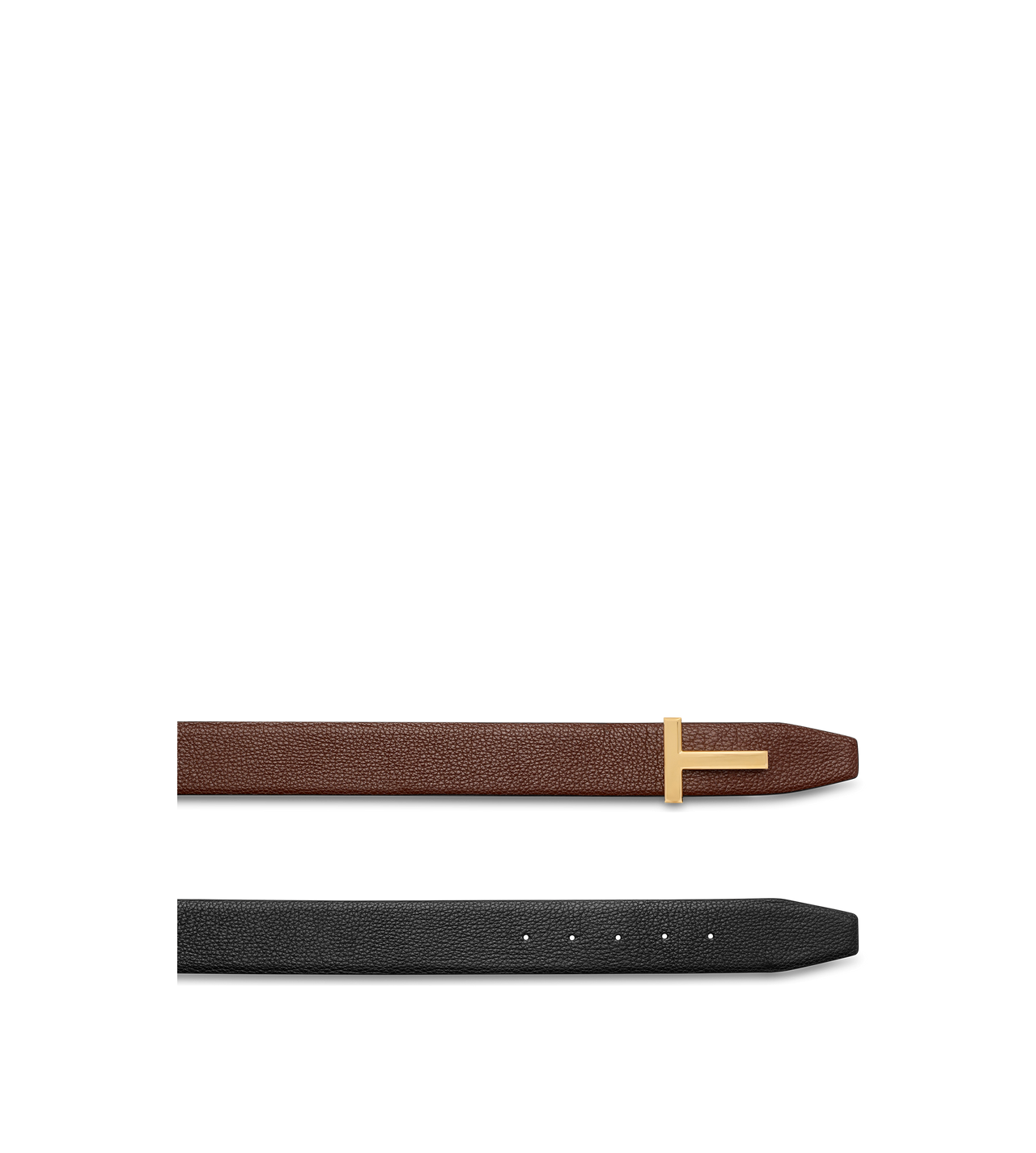GRAIN LEATHER T ICON BELT image number 1
