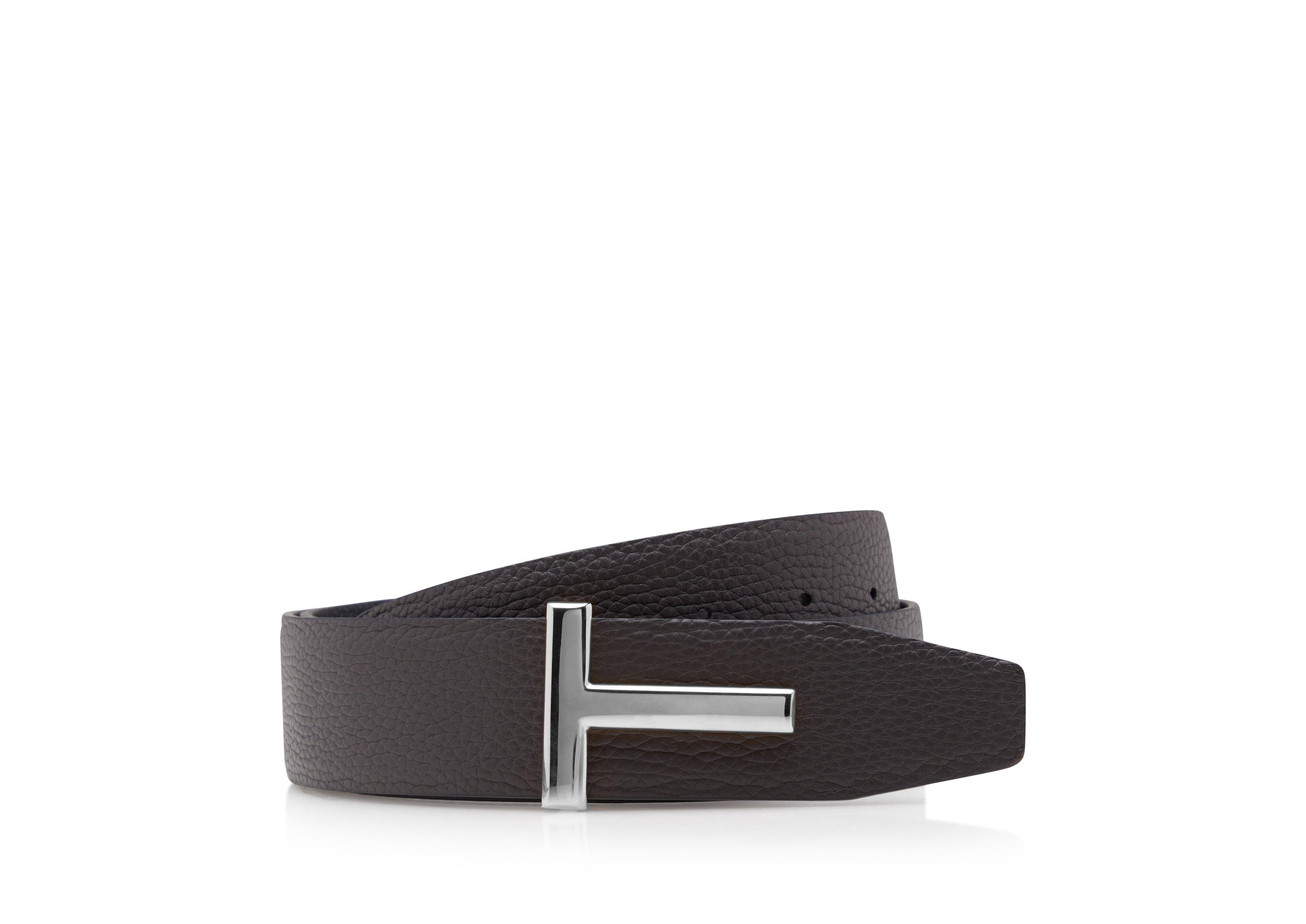 GRAIN LEATHER T ICON BELT | TOM FORD Fashion
