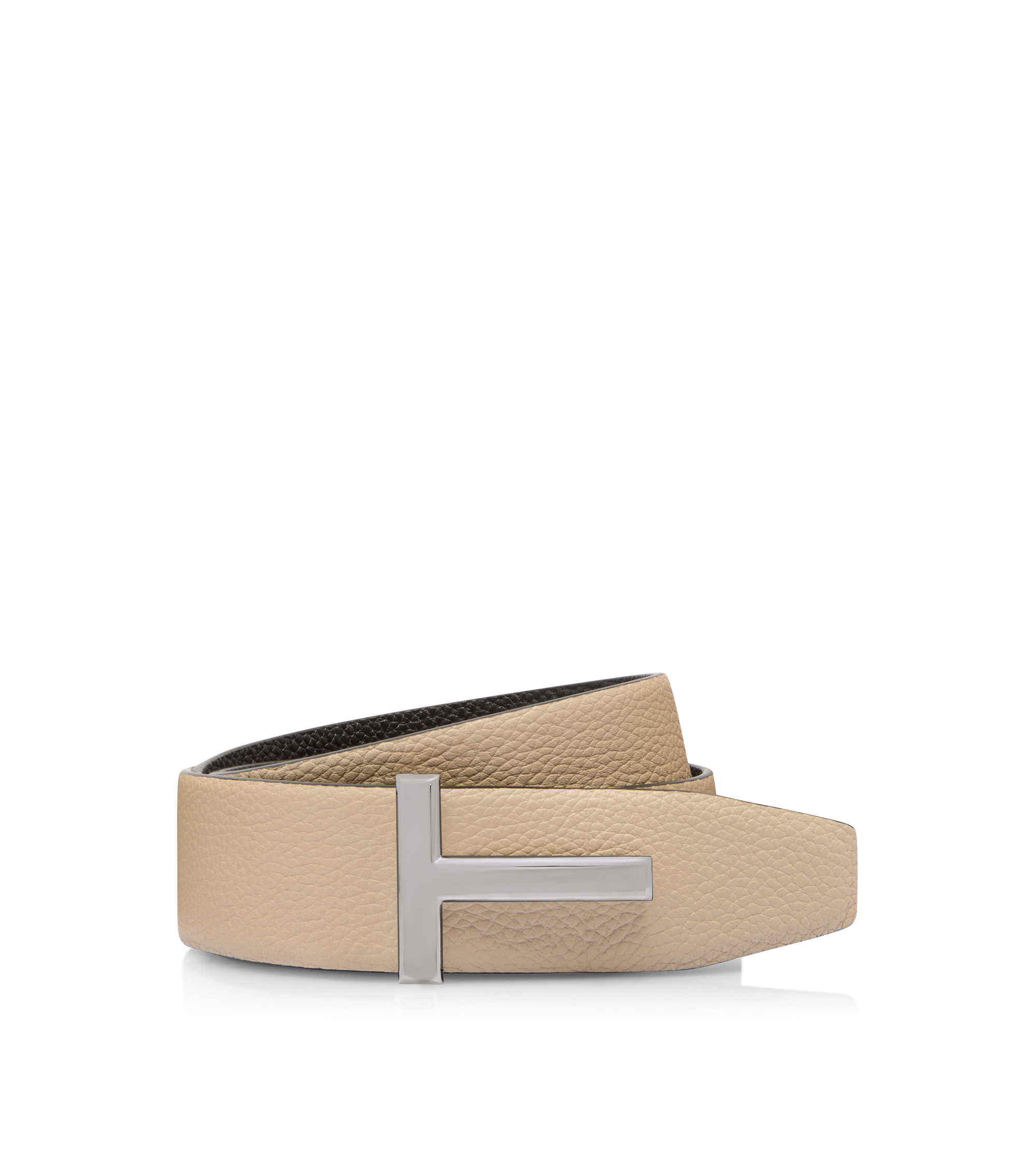 GRAIN LEATHER T ICON BELT