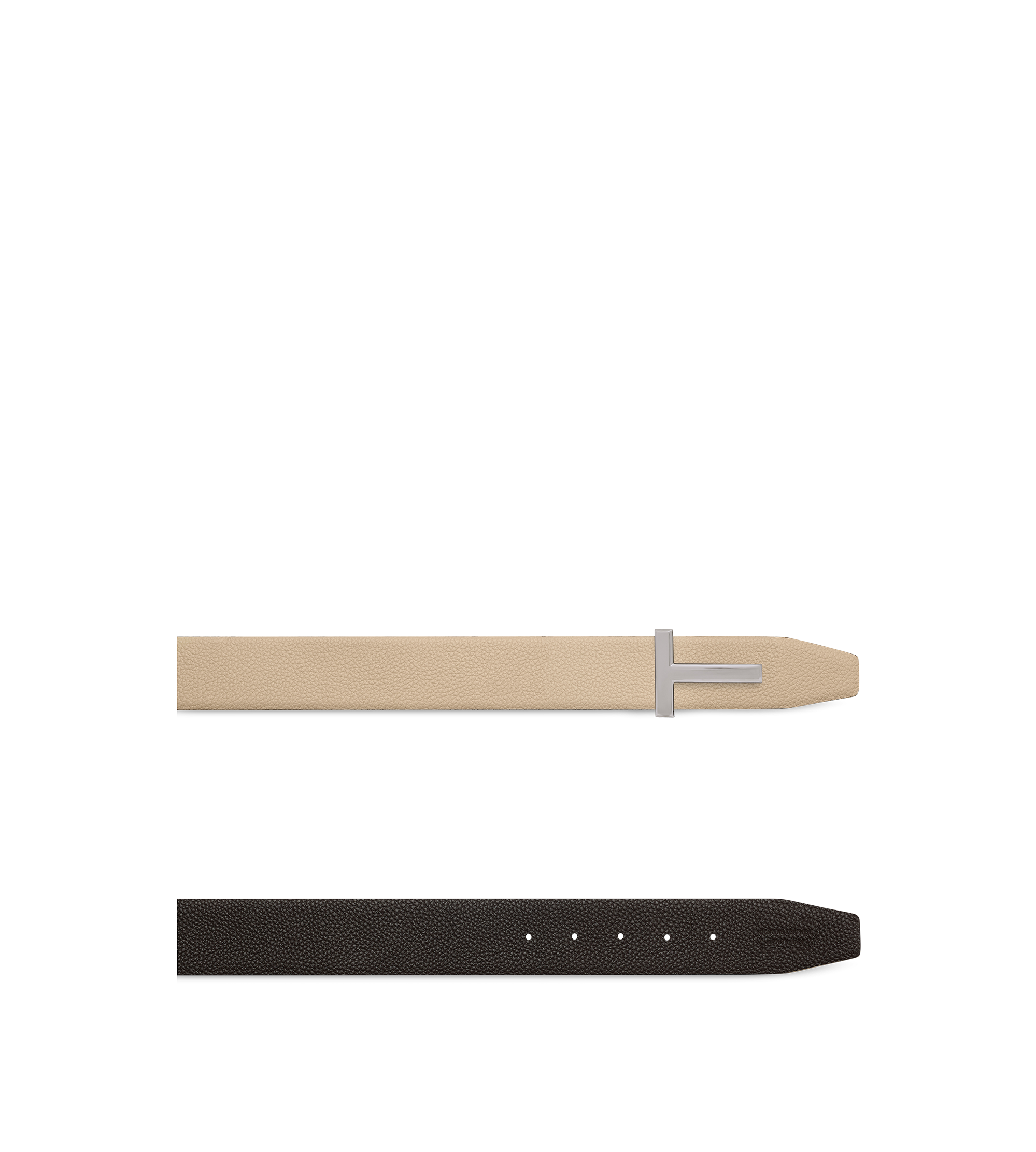 GRAIN LEATHER T ICON BELT