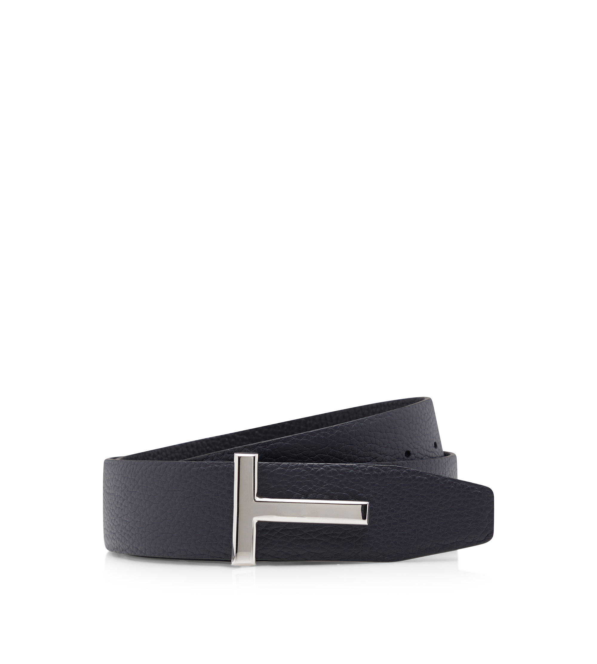 GRAIN LEATHER T ICON BELT