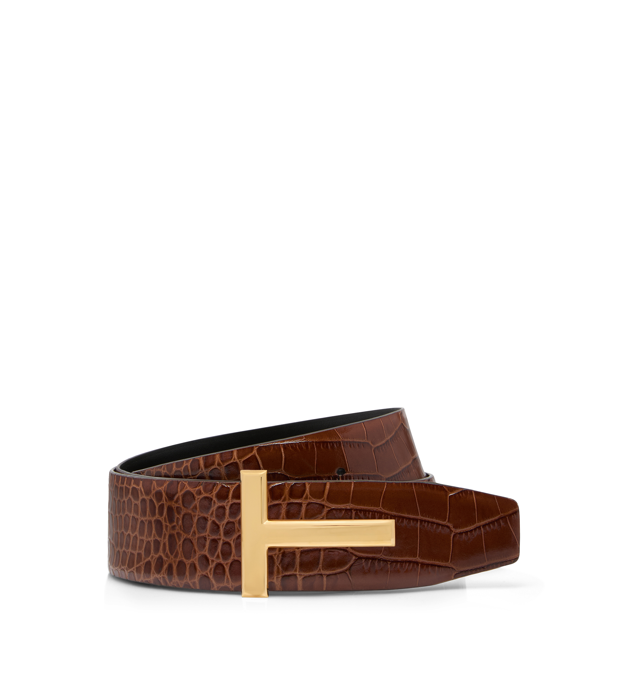 PRINTED CROC T ICON REVERSIBLE BELT