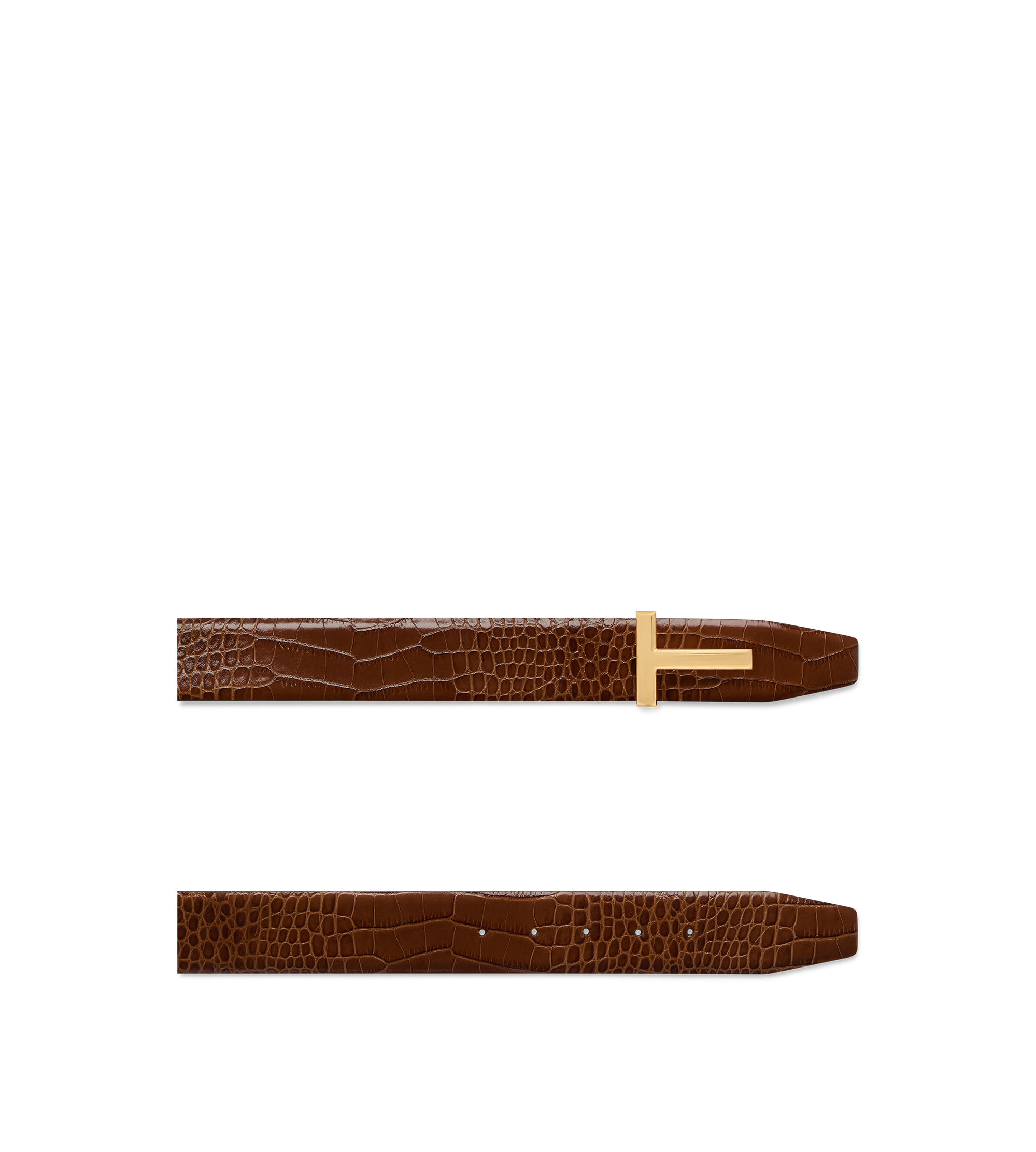 PRINTED CROC T ICON REVERSIBLE BELT