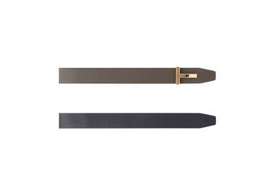 GRAIN LEATHER T ICON BELT image number 1
