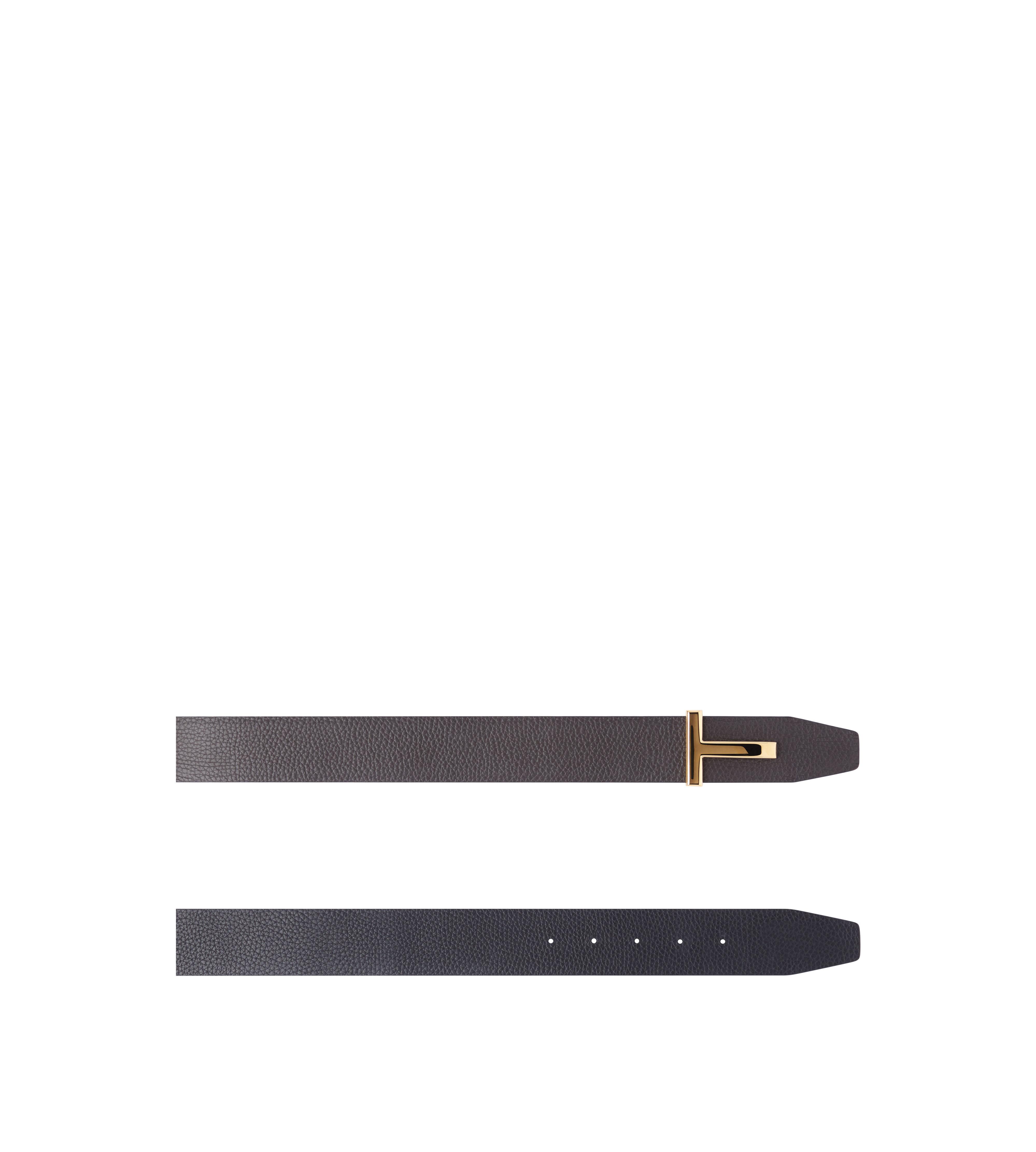 SOFT GRAIN LEATHER T ICON BELT