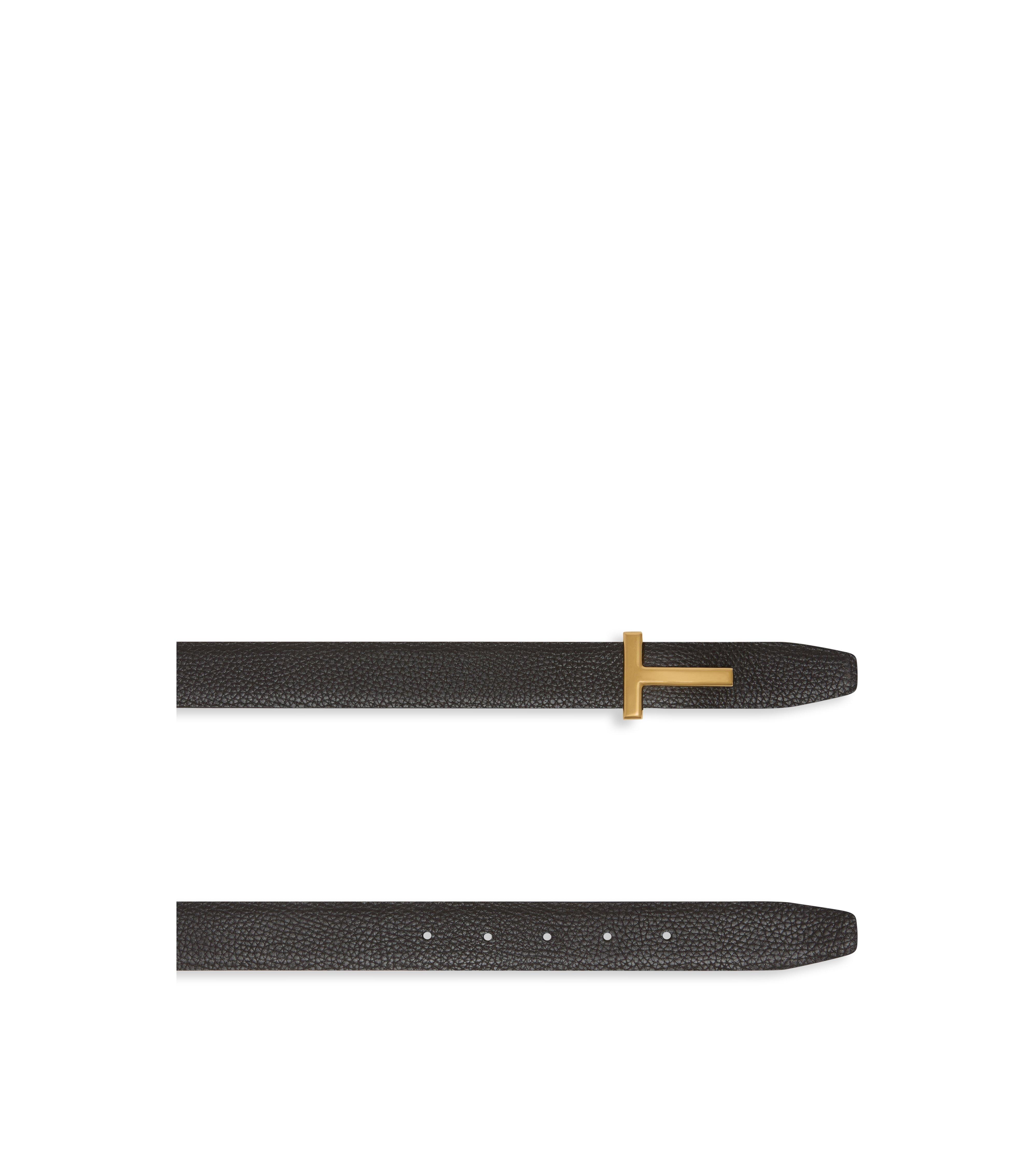 GRAIN LEATHER T ICON BELT