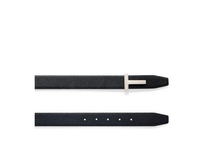 GRAIN LEATHER T ICON BELT image number 1