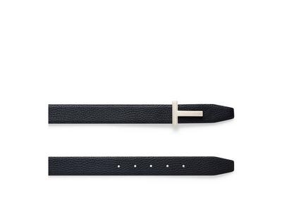 GRAIN LEATHER T ICON BELT image number 2