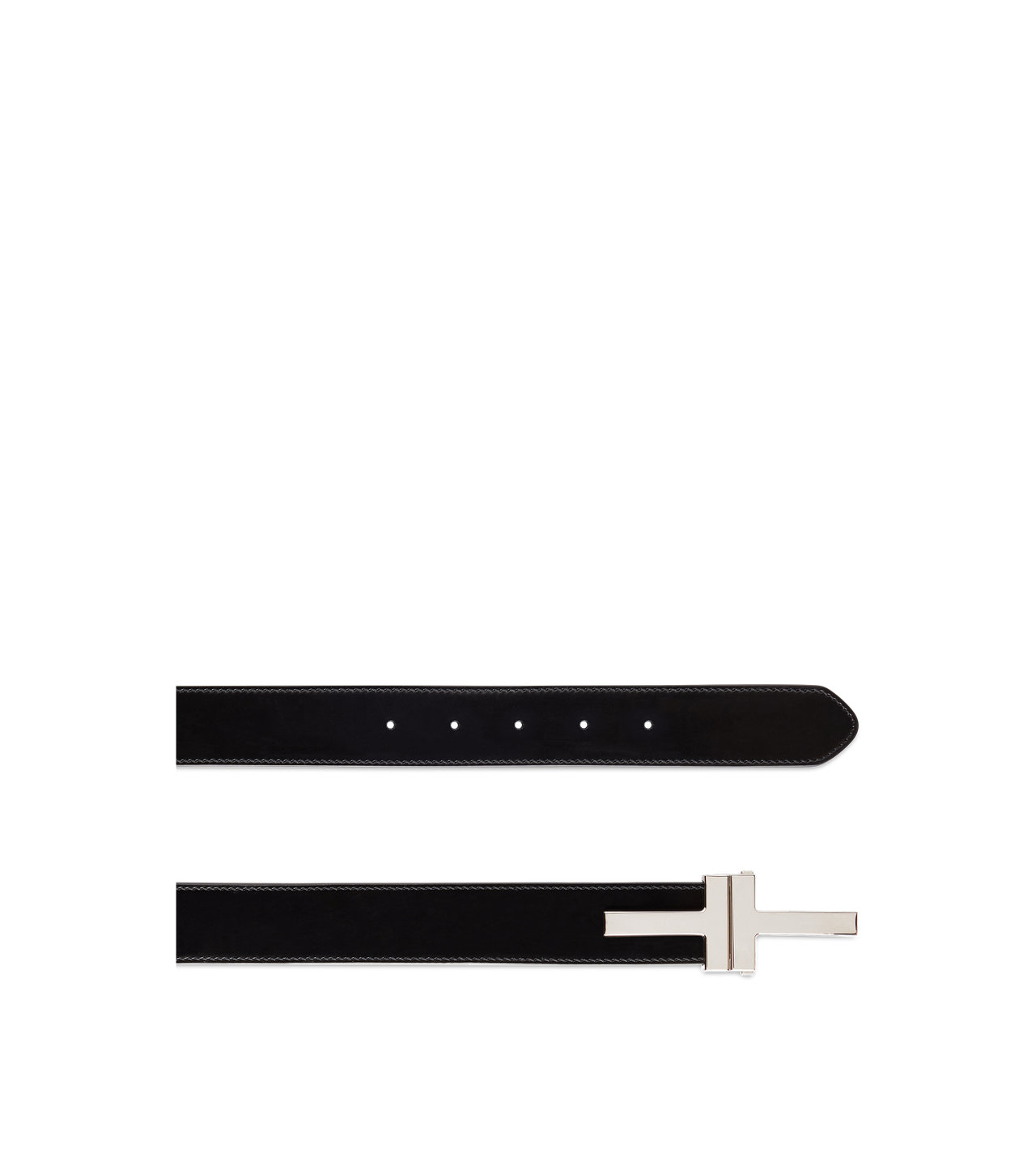SMOOTH LEATHER DOUBLE T BELT | Tom Ford Fashion