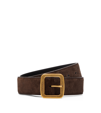 SUEDE SQUARE BELT image number 0