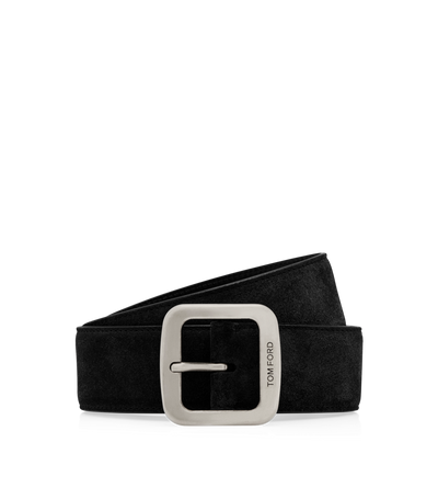 SUEDE SQUARE BELT image number 0