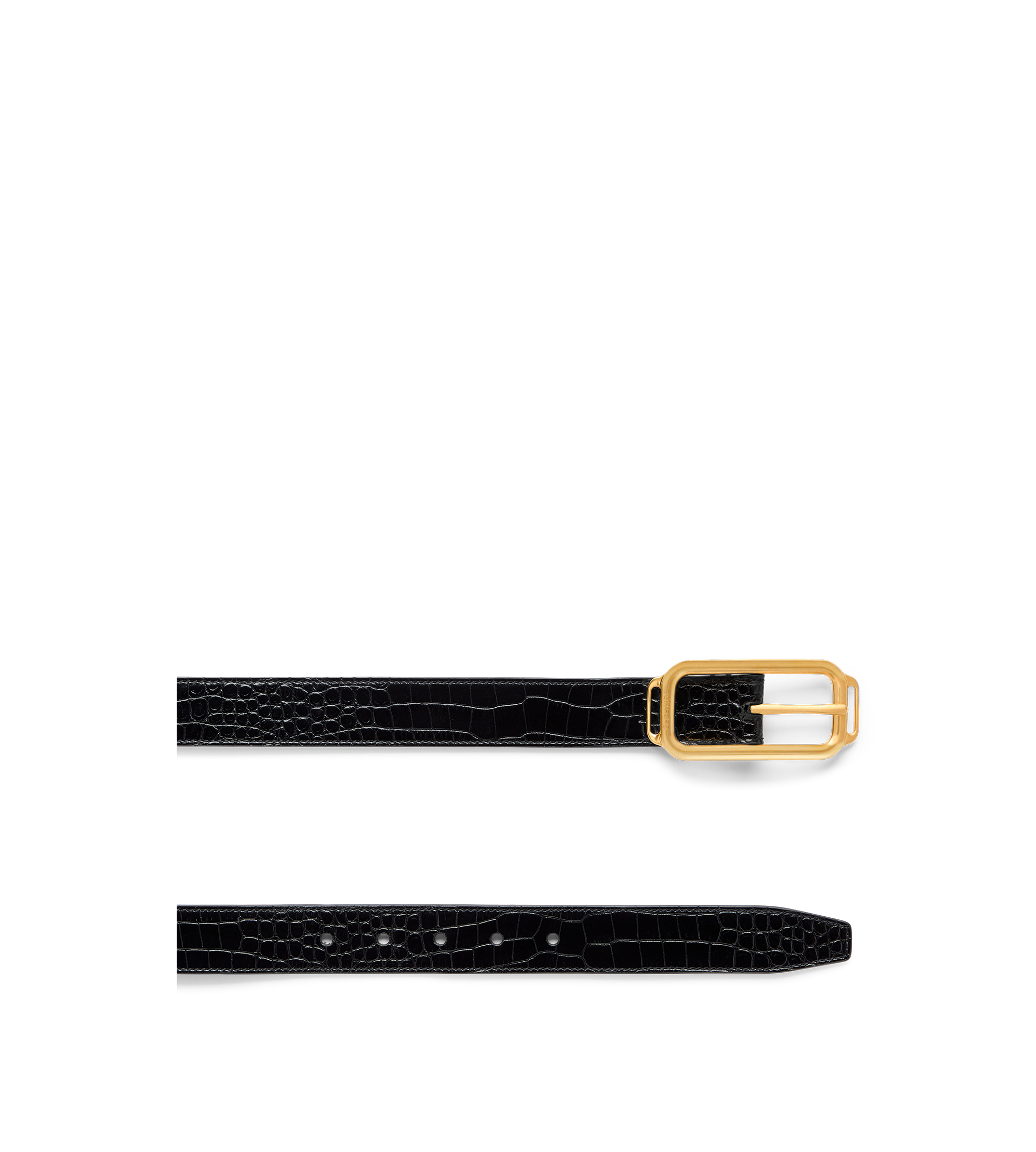 PRINTED CROC STADIUM BUCKLE BELT