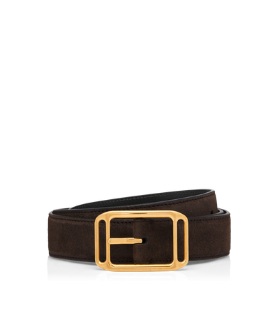 SUEDE SQUARE STADIUM BELT image number 0