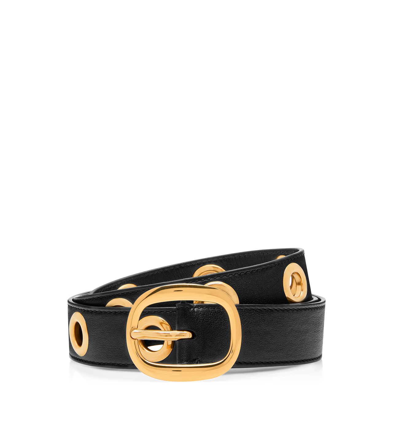 OVOID BELT WITH EYELETS image number 0