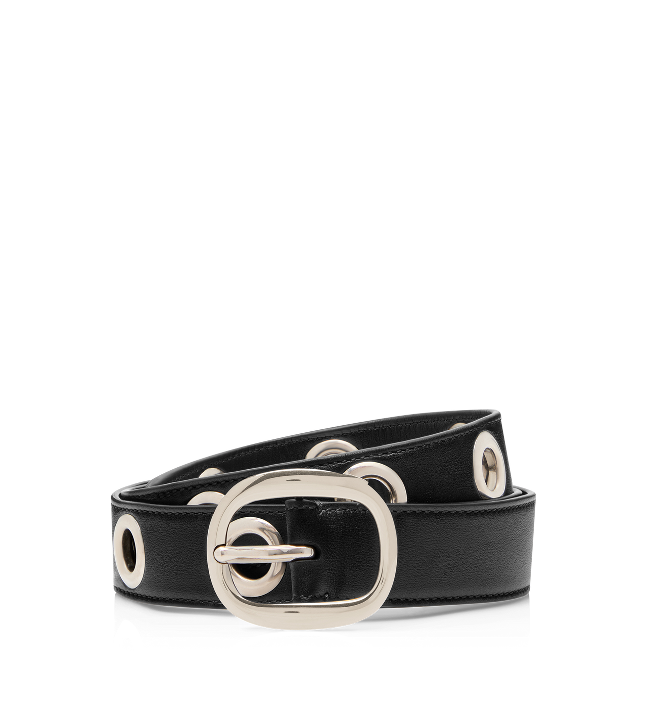 OVOID BELT WITH EYELETS image number 0