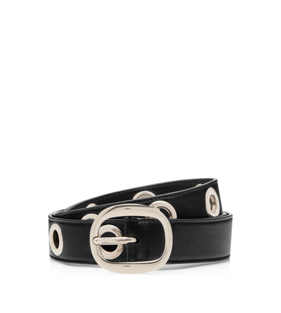 OVOID BELT WITH EYELETS image number 0