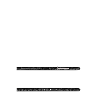 PRINTED CROC SLIM T BELT image number 1