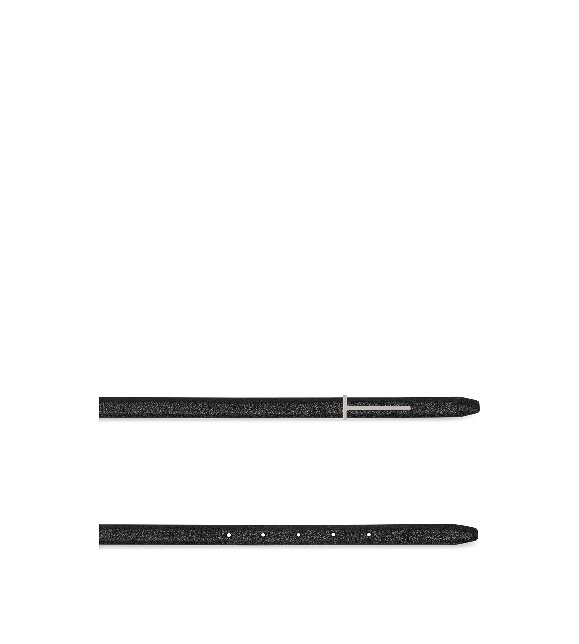 SUPPLE GRAIN LEATHER SLIM T BELT