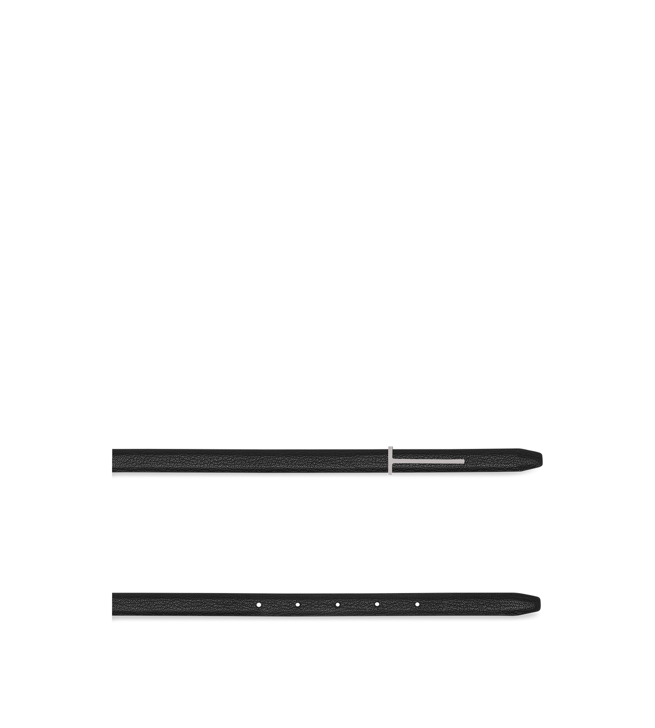 SUPPLE GRAIN LEATHER SLIM T BELT image number 1