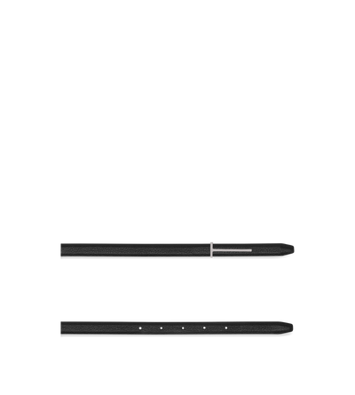 SUPPLE GRAIN LEATHER SLIM T BELT image number 1