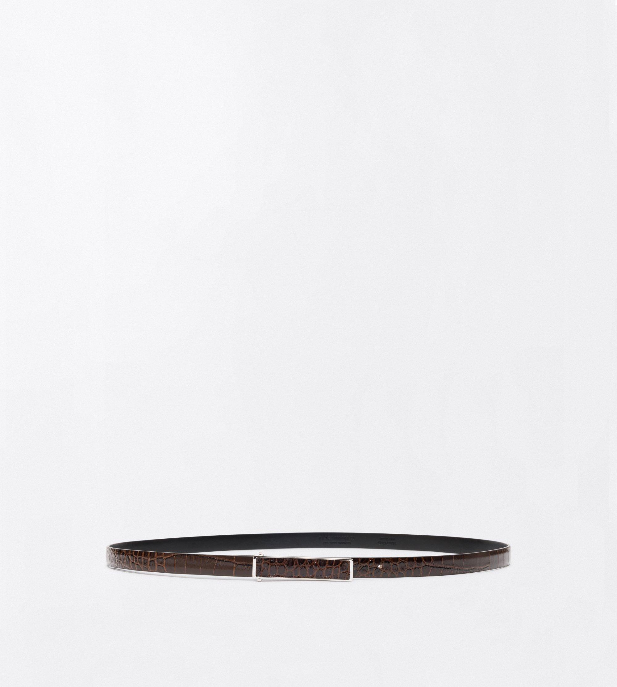 SOFT PRINTED CROC LEATHER INSERT BELT