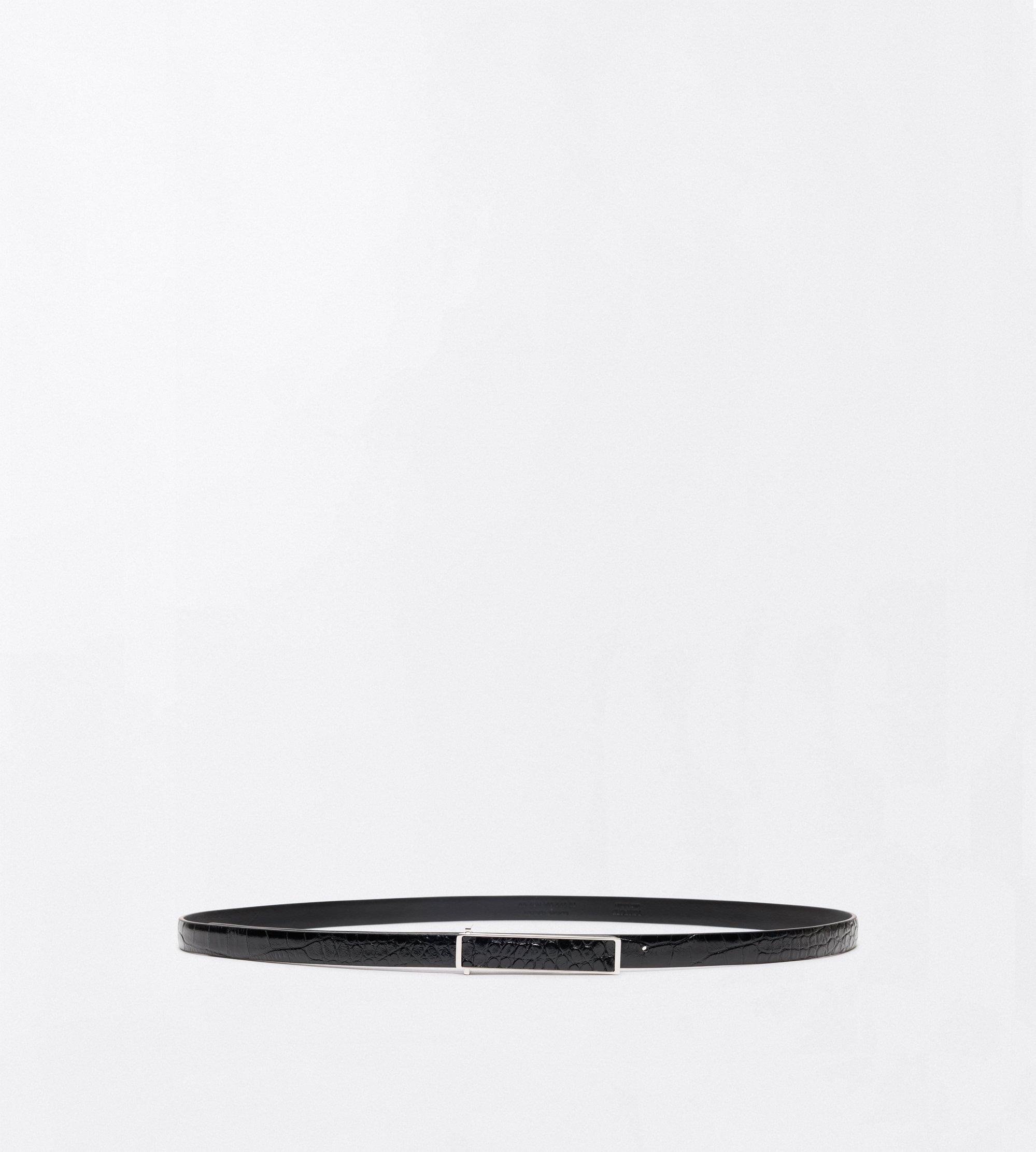 SOFT PRINTED CROC LEATHER INSERT BELT