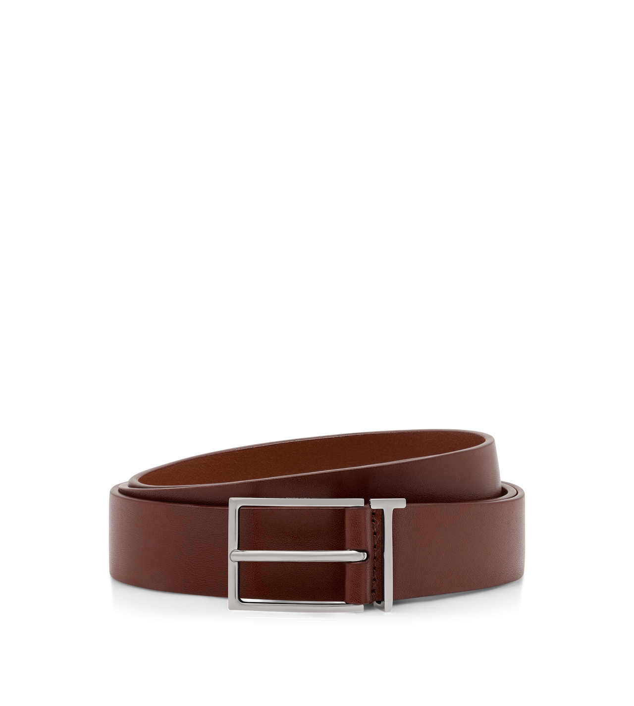 VACCHETTA LEATHER T LOOP BELT image number 0