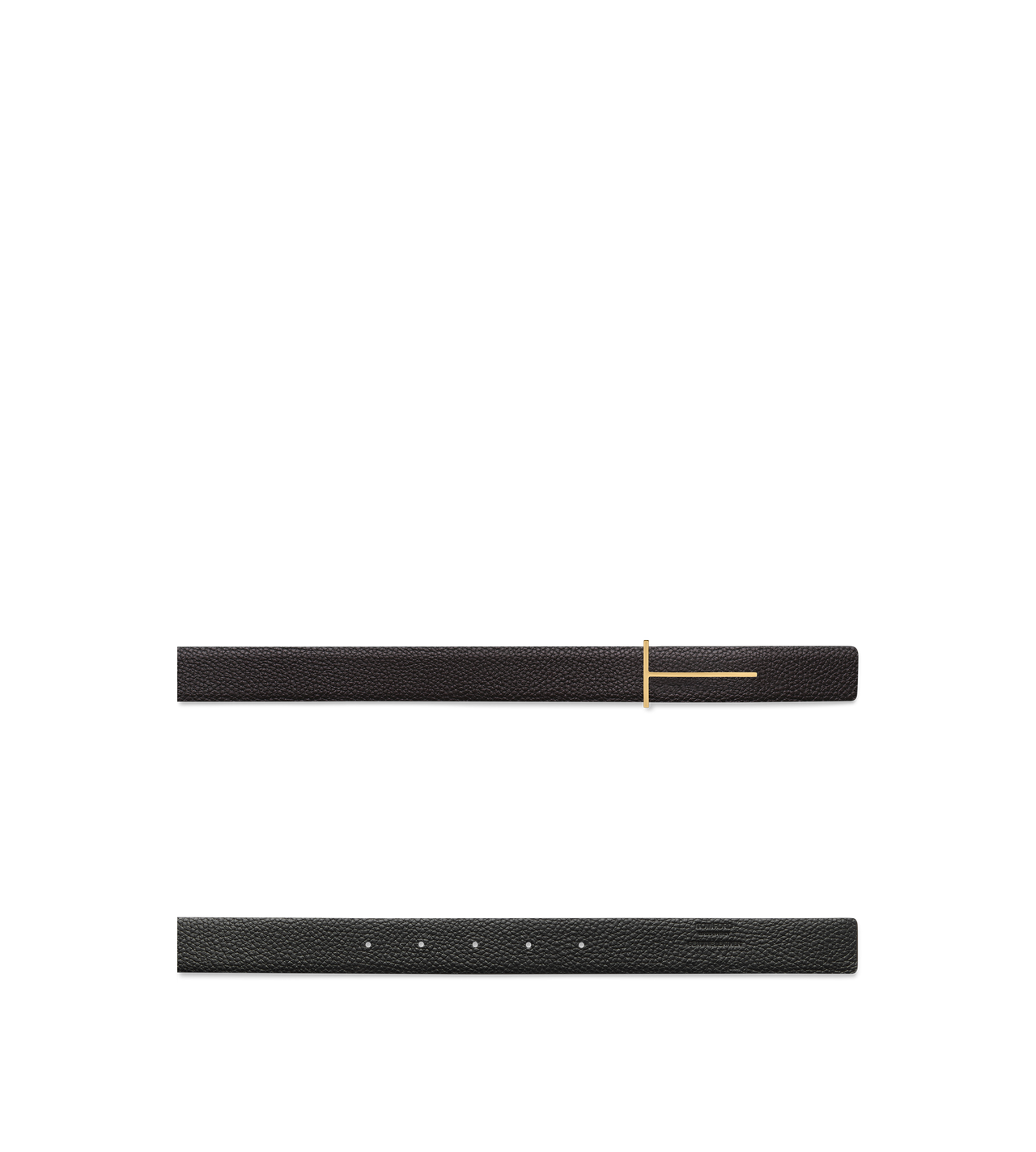 GRAIN LEATHER SLIM T REVERSIBLE BELT image number 1