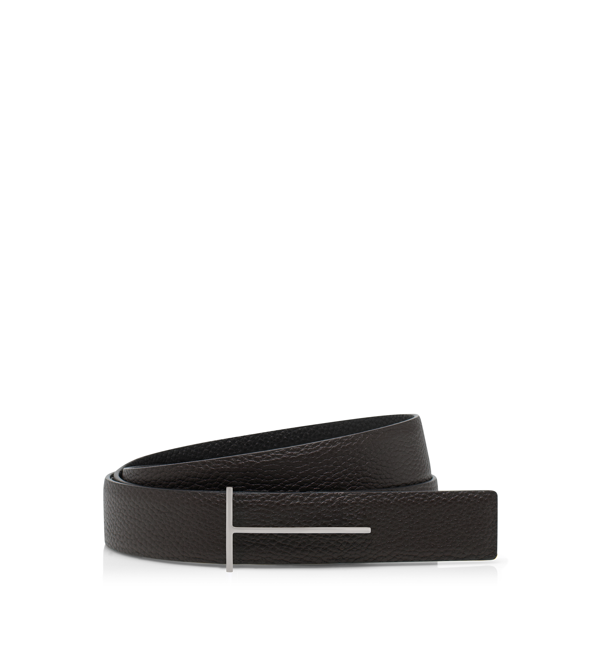 CINTURA REVERSIBILE T SLIM IN PELLE FIORE