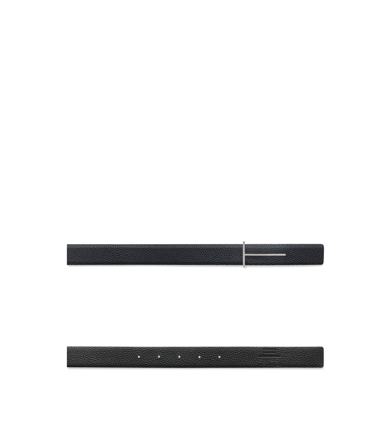 GRAIN LEATHER SLIM T REVERSIBLE BELT image number 1